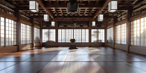 creating   visualization   traditional japanese dojo  karate