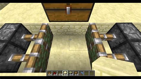 Minecraft Tutorial How To Make A Trapped Chest Trap Youtube