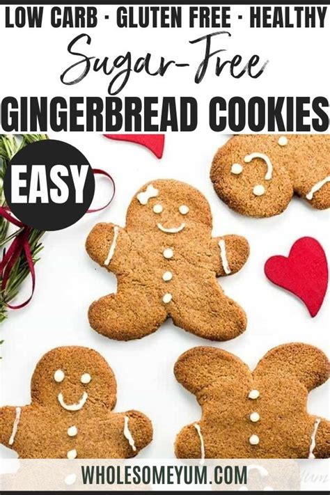 Sugar Free Keto Gingerbread Cookies Recipe Ginger Bread Cookies Recipe Gingerbread Cookies