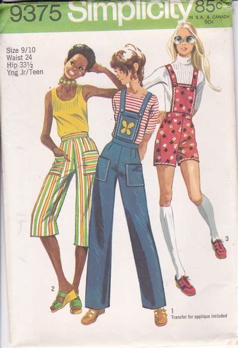 Uncut Vintage Sewing Pattern Simplicity 9285 Retro 1970s Etsy In 2021 Vintage Sewing Sewing