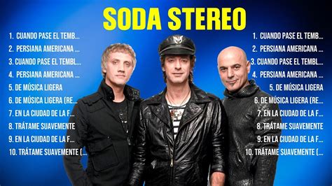 Soda Stereo ~ 10 Grandes Exitos Mejores Éxitos Mejores Canciones Youtube