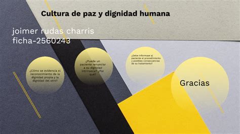 Cultura De Paz Y Dignidad Humana By Joimer Jr On Prezi