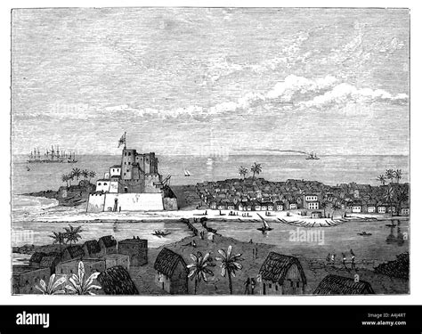 Elmina Gold Coast West Africa C1890 Artist Unknown Stock Photo Alamy