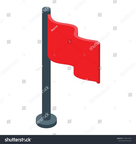 192152 3d Red Flag Images Stock Photos And Vectors Shutterstock