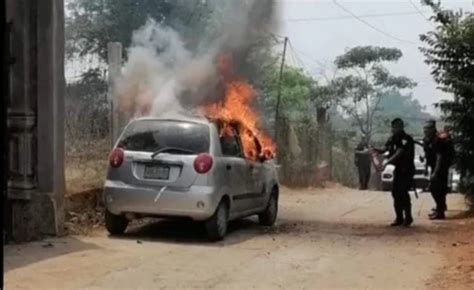 Amenaza Queman vehículo de candidata en Hidalgo afuera de su casa