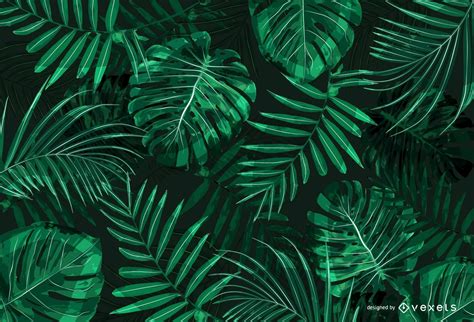 Jungle Background Design Vector Download