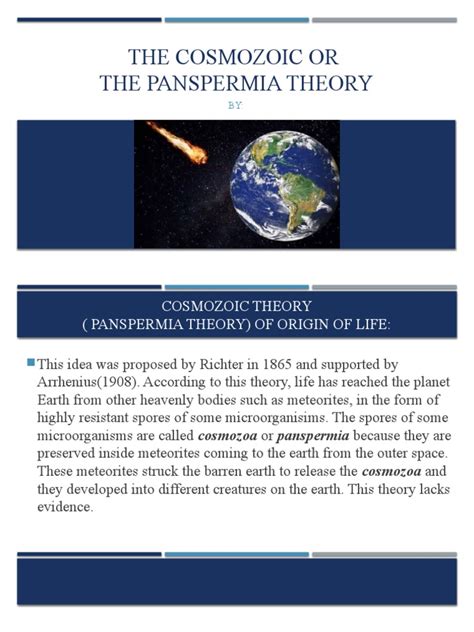 Cosmozoic Theory Sci 11 | PDF