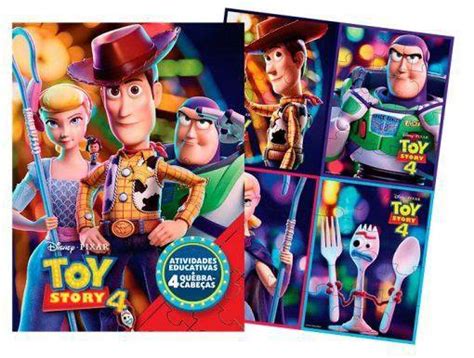 Livro De Atividades Toy Story 4 Bicho Esperto Livros De