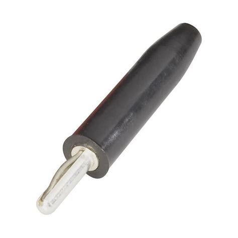 Fiche banane mâle Ø de la broche 2 mm Schnepp F 2000 sw noir 1 pc s