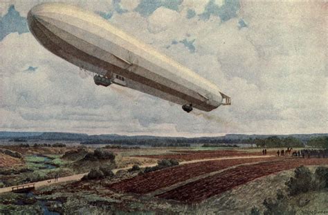 The First Use Of Airships For Bombing Aviation History Wwi And Wwii