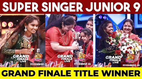 SUPER SINGER JUNIOR 9 GRAND FINALE TITLE WINNER 1ST 2ND RUNNERS