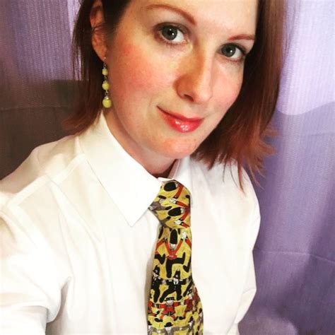 Woman Kat Surth Wearing A Shirt And Tie In 2022 Women How To Wear Tie