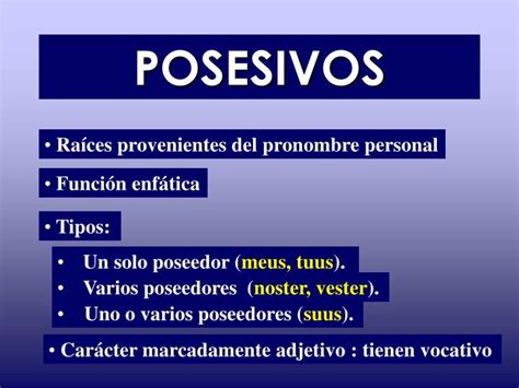 Ppt Posesivos Powerpoint Presentation Free Download Id 4425037