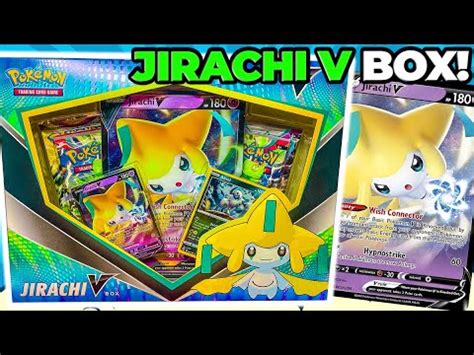 Pokemon Jirachi V Box Opening Unreleased Youtube