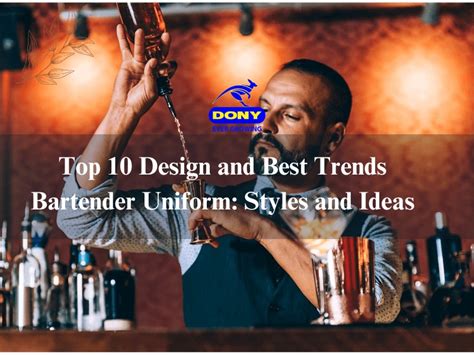 9 Design Best Trends Bartender Uniform Styles And Ideas 2023