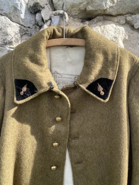 CAPOTE MANTEAU FRANCE 1940 French Ww2 Uniforme Veste Vareuse Campagne