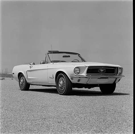 1968 Ford Mustang Shelby Gt500 Convertible Test 4 Motor Racing Old