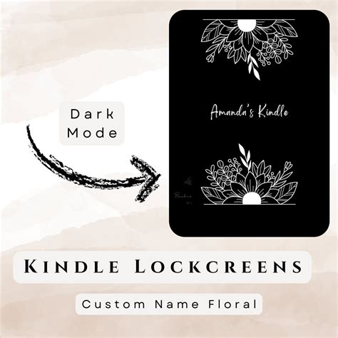 Custom Kindle Lock Screen E Reader Lockscreen Kindle Custom Wallpaper E