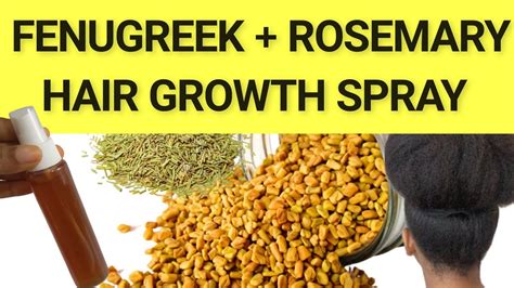 Mix Fenugreek And Rosemary And Your Hair Will Never Stop Growing Youtube