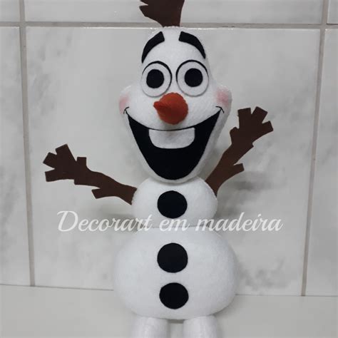 Olaf Boneco Decora O Em Feltro Elo Produtos Especiais