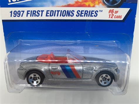 Hot Wheels Bmw M Roadster Silver First Editions Series Miniature Collectable Model Toy Car