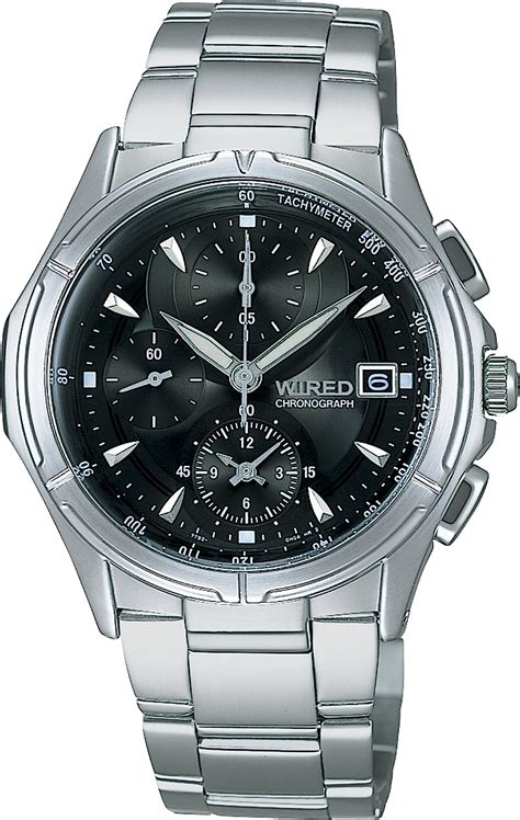 Wired Watches Chronograph Stainless Steel Model Agbv139 Mens Watch