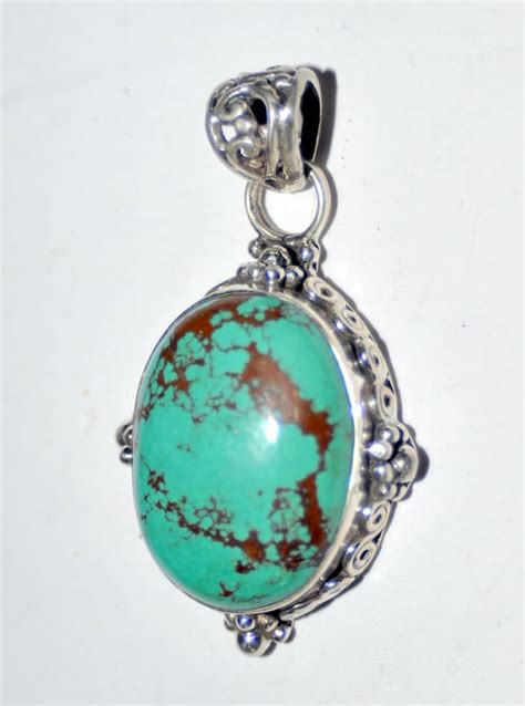 Sterling Silver Oval Turquoise Gem