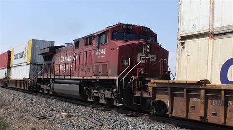 ANOTHER HUGE TRAIN CPKC Train 100 East Brooks Subdivision