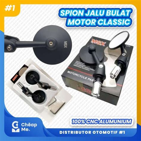 Promo Spion Jalu Bulat Motor Classic Scoopy Cafe Racer Vespa Cb W175