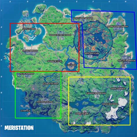 ¿cómo Visitar Todas Las Ubicaciones Del Mapa En Una Misma Partida En Fortnite Temporada 4