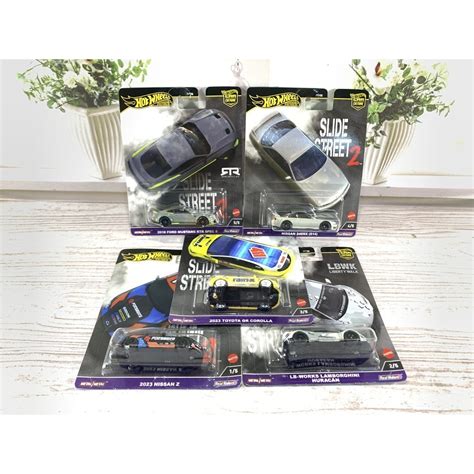 Jual HOT WHEELS PREMIUM SET 5 PCS LBWK HURACAN NISSAN SLIDE STREET 2