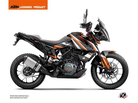 Ktm Adventure 390 Street Bike Landslide Graphic Kit Black