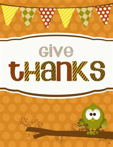 Darling Doodles Give Thanks Printable