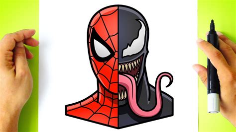 Como Desenhar O Homem Aranha Vs Venom Como Dibujar A Spider Man Vs