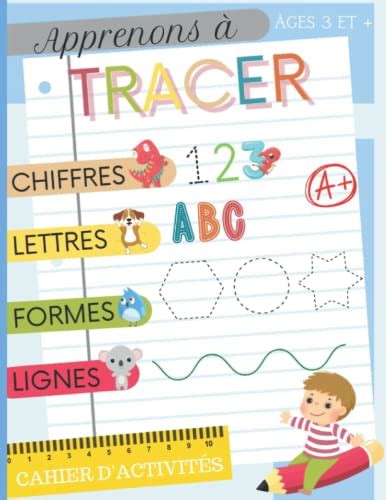 Apprenons Tracer Cahier D Activit S Pour Enfants Tracer Lignes