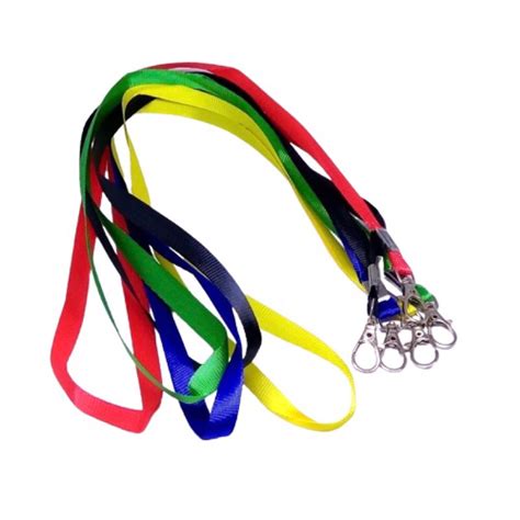 Jual Tali Lanyard Gantungan Id Card Name Tag Polos Cm Bahan Nylon