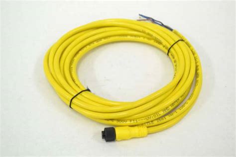 Allen Bradley 889d F5ac 5 Qd Cordset 5pin Dc Straight 5m Cable Wire B