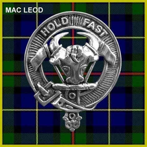 Macleod Clan Crest Scottish Cap Badge Cb02 Etsy