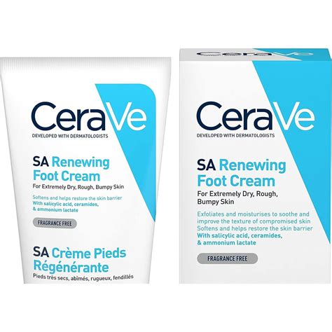 CeraVe SA Renewing Foot Cream For Extremely Dry Rough And Bumpy Feet