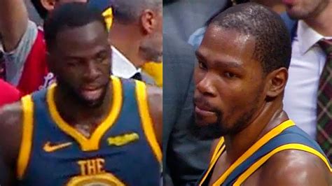 Kevin Durant Gets Angry At Draymond Green After The Last Play