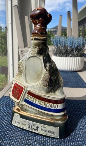 Vintage James Beam Rocky Marciano Boxer Genuine Regal China Liquor