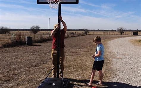 Can You Replace The Base Of A Basketball Hoop Backyard Caring