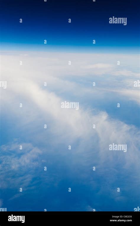 High Altitude Photo Of Earth Stock Photo Alamy