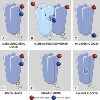 Schematic Representation Of Six Different Modes Of Allosteric