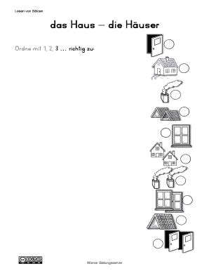 Ausfüllbar Online materials lehrerweb Le sen von Stzen das Haus