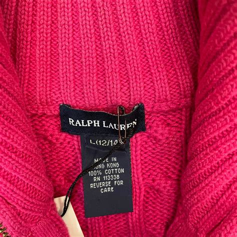 Ralph Lauren Cable Knit Zip Up 후루츠패밀리