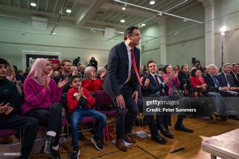 Anas Sarwar Leader Of The Scottish Labour Party Is Seen Giving A