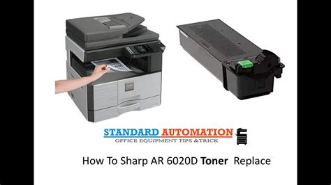 How To Refill Toner In Sharp Copier Ar Youtube