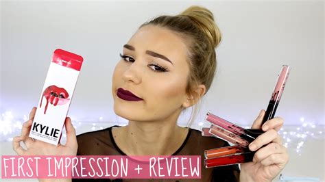 In Depth First Impression Review Kylie Jenner Liquid Lipsticks