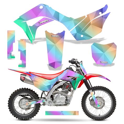 Honda Crf F Graphic Kit Stickers And Decals Honda Crf F Graphics